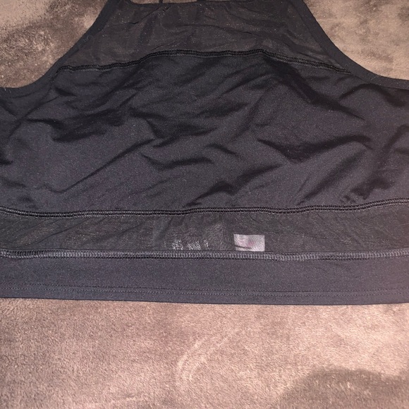 Pink Victoria Secret Ultimate Strappy Cropped Mesh Halter Bra - Picture 9 of 9